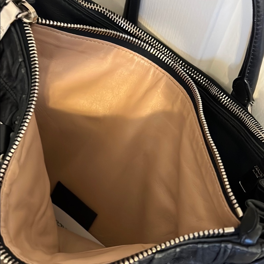 Prada Napa Gaufre Black Shoulder Bag authentic - Picture 9 of 15